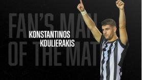 Fans’ Man of the Match o Κουλιεράκης