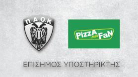 H Pizza Fan επίσημος υποστηρικτής της ΚΑΕ ΠΑΟΚ mateco