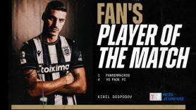 Fans’ Man of the Match o Ντεσπόντοφ