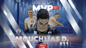 MVP της 14ης αγωνιστικής της Volley League ανδρών ο Δημήτρης Μούχλιας!