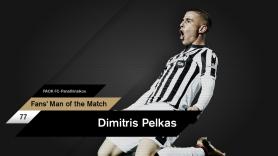 Fans’ Man of the Match ο Πέλκας