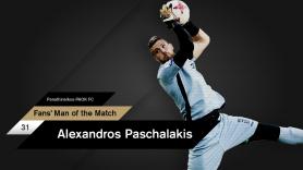 Fans’ Man of the Match ο Πασχαλάκης