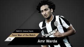 Fans’ Man of the Match ο Ουάρντα