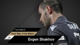 Fans’ Man of the Match ο Σάκχοφ