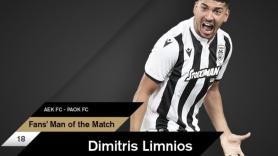 Fans’ Man of the Match ο Λημνιός