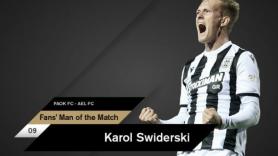 Fans’ Man of the Match ο Σφιντέρσκι