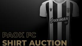 Δημοπρασία με το Match worn shirts για το PAOK Action