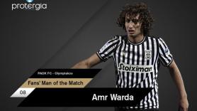 Fans’ Man of the Match ο Ουάρντα