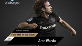 Fans’ Man of the Match ο Ουάρντα