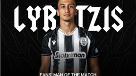 Fans’ Man of the Match ο Λύρατζης