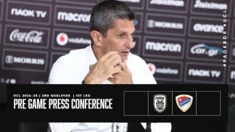 Pregame Press Conference: PAOK FC Vs Borac Banja Luka – PAOK TV