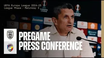 Pregame Press Conference: PAOK FC Vs Viktoria Plzen – Live PAOK TV