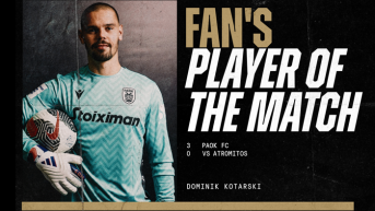 Fans’ Man of the Match ο Κοτάρσκι