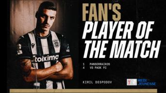 Fans’ Man of the Match o Ντεσπόντοφ