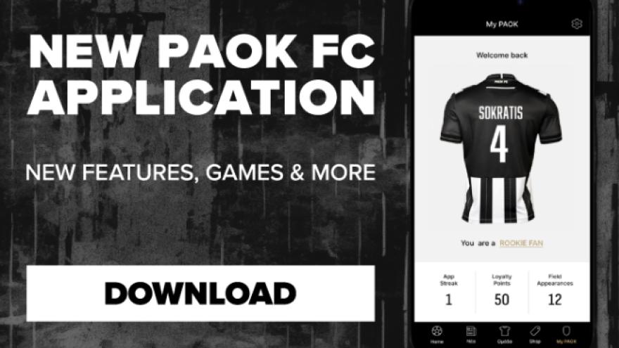 Ήρθε το νέο PAOK FC Official App