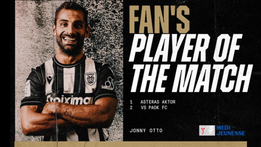 Fans’ Man of the Match o Όττο