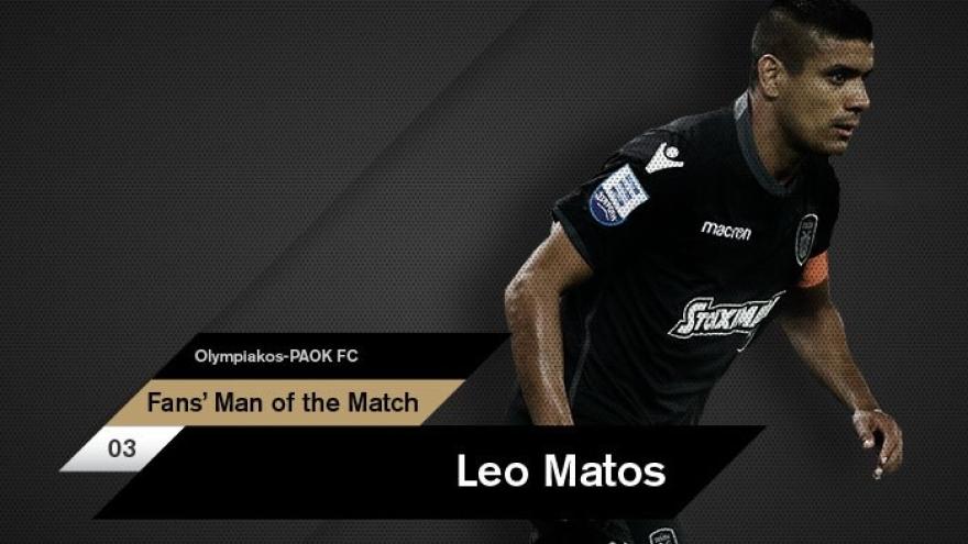 Fans’ Man of the Match ο Μάτος