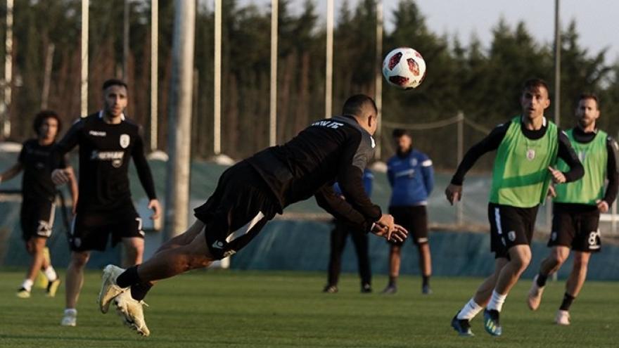 Εικόνες από την προπόνηση