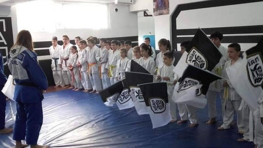 Κοινή προπόνηση για τους μικρούς judokas!