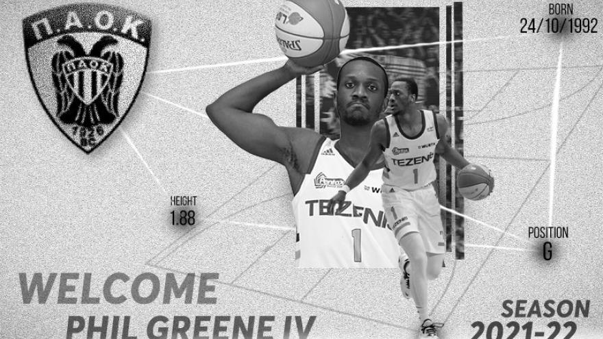 O Phil Greene IV στον ΠΑΟΚ mateco