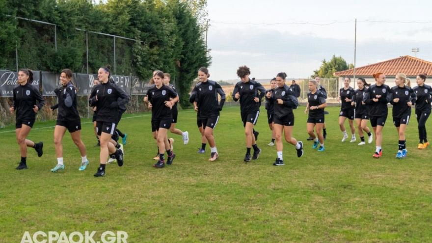 Photostory από την προπόνηση του Ποδοσφαίρου γυναικών